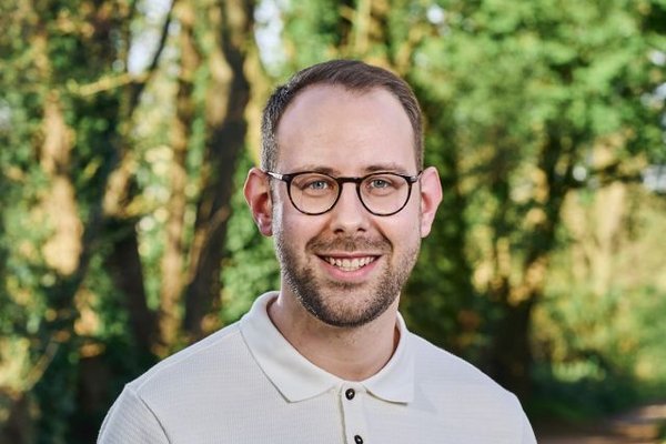 Patrick Kloß nach seiner Wahl auf die Ratsreserveliste der Kölner Grünen